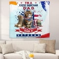 thumbnail image 2 of I'm a Exotic Shorthair Dad and a Veteran, Nothing Scares me Happy Father's Day Tapestry Cat Lover Kitten Owner Gifts Wall Hanging Backdrop Home Decor - 00006, 2 of 5