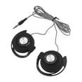 thumbnail image 1 of HEVIRGO 2PCS Universal 3.5mm Plug Wired Clip On Ear Sports Earphone Heavy Bass Headphone, 1 of 10