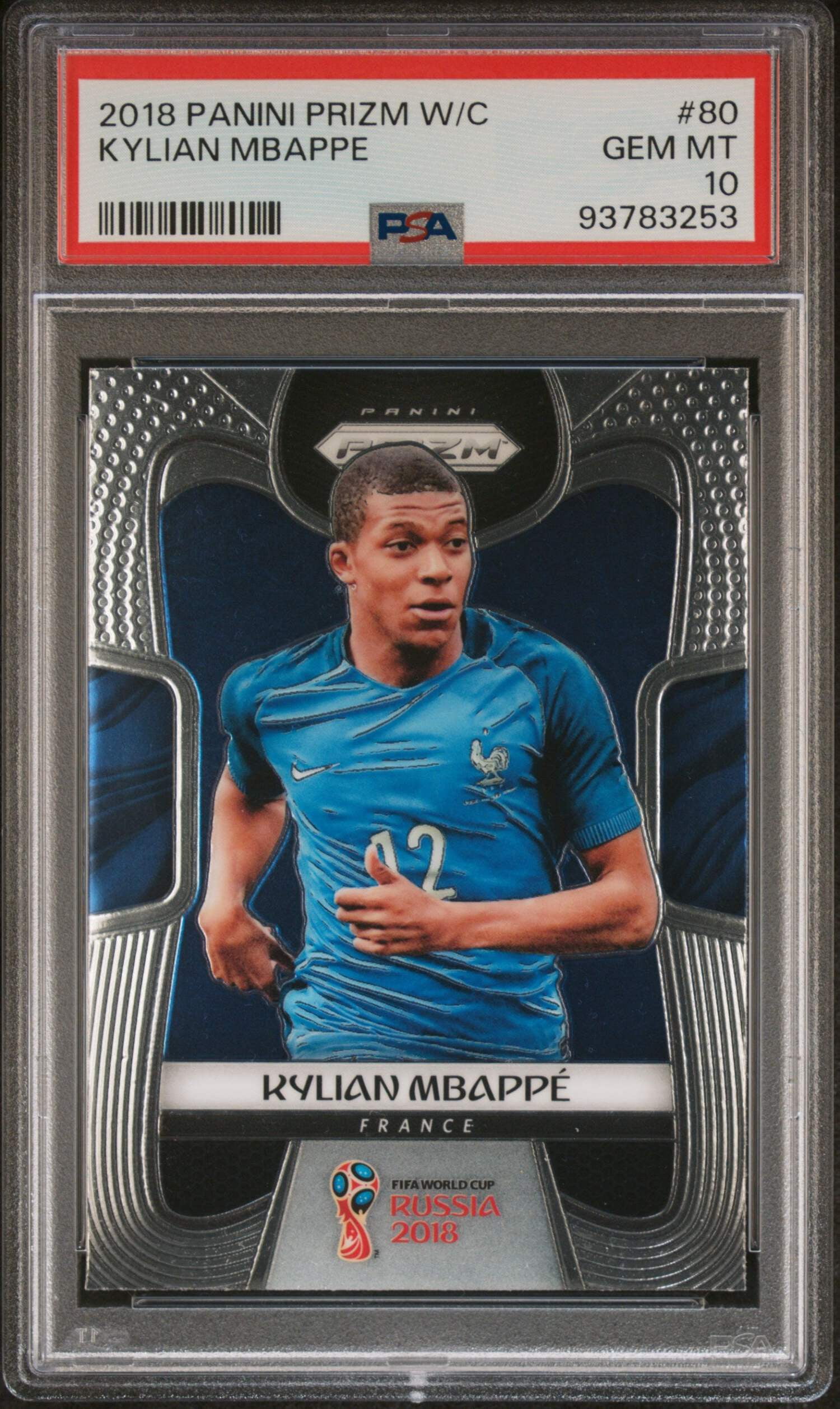 2018 PANINI PRIZM MBAPPE エムバペ RC PSA10 2018 PANINI PRIZM MBAPPE エムバペ RC PSA10 2018 Panini Prizm
