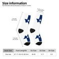 thumbnail image 3 of Women Colorful Crew Socks Texas Flag Map Novelty Fun Socks For Mens, 3 of 7