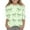 Green, variant on Girls Fall Tshirts Bowknot Print 3/4 Sleeve Round Neck Comfortable Mint Green Casual Fall Tops for 5-6 Years
