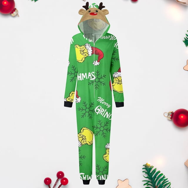 Pyjama de Noël, vêtements de nuit, combinaison une pièce confortable, décontractée, pour la famille, combinaison d'automne