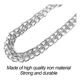 thumbnail image 4 of Collares De Cadena Para Perros, Doble Hilera, Para Mascotas,, 4 of 8