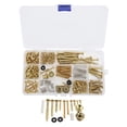 thumbnail image 1 of Electric Guitar Screw Kit, Screws Spring Replacement Multiple Sizes  For Musical Instrument Repair Gold, 1 of 8