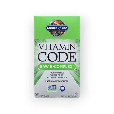 Garden of Life Raw B Complex Vitamin Code - 60 Vegan Capsules 2/25