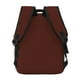 thumbnail image 4 of Disketp Brown Mochila Estampada para Hombre y Mujer – Mochila Ligera Clásica con Múltiples Bolsillos para Universidad, Trabajo y Viajes-One Size, 4 of 5