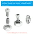 thumbnail image 4 of Uxcell 6Pcs M14x M8x30mm Male to Female Stainless Steel Thread Repair Insert, Silver Tone, 4 of 7