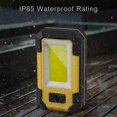 thumbnail image 5 of Luz de trabajo LED portátil recargable, base magnética y gancho para colgar, 30 W, 1200 lúmenes, superbrillante, 5000 K, para reparación de automóviles, camping, senderismo, mochilero, pesca, 5 of 5