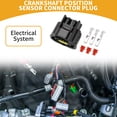thumbnail image 2 of Unique Bargains 3 Pin Crankshaft Position Sensor Connector Plug Female Wire Terminal Connector for Toyota 1 Set, 2 of 6