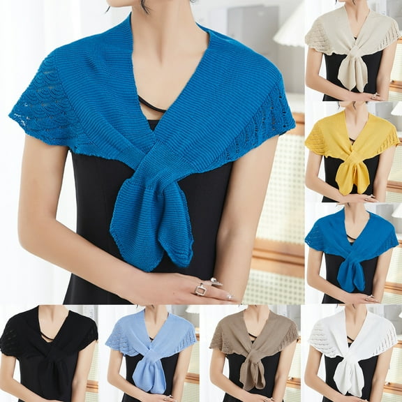 Resicozy Pashmina Shawls Scarf Women's Soft Wrap for Evening Fashion Travel Casual Solid Color Shawls White 13 In