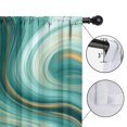 thumbnail image 4 of Blackout Kids Curtains,Teal Gold Marble Childrens Insulated Curtains Set Of 2,Bedroom Essentials,Toddler Room Decor 42x63in(106x160cm), 4 of 4