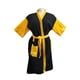 thumbnail image 3 of Bata de Baño Unisex Microfibra Football Negro / Amarillo, 3 of 4