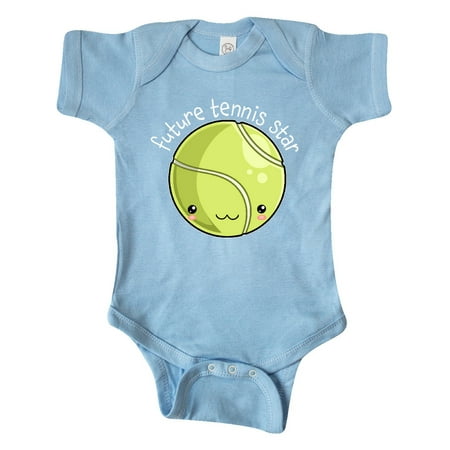 

Inktastic Future Tennis Star- Cute Tennis Ball Gift Baby Boy or Baby Girl Bodysuit