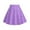 Light Purple, variant on Girls Skirts Casual Polka Dots Mini A-line skirt High Waist Stretchy Flared Pleated Circle Skirts