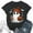 02-Black, variant on Halloween Shirts for Women Cute Ghost Shirt Fall Pumpkin Tshirt Graphic Tees casual Short Sleeve Tops 02-Black L