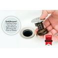 thumbnail image 4 of SinkShroom Black Strainer Drain Protector Hair Catcher w/ Stopper Plug for Sinks, 4 of 6