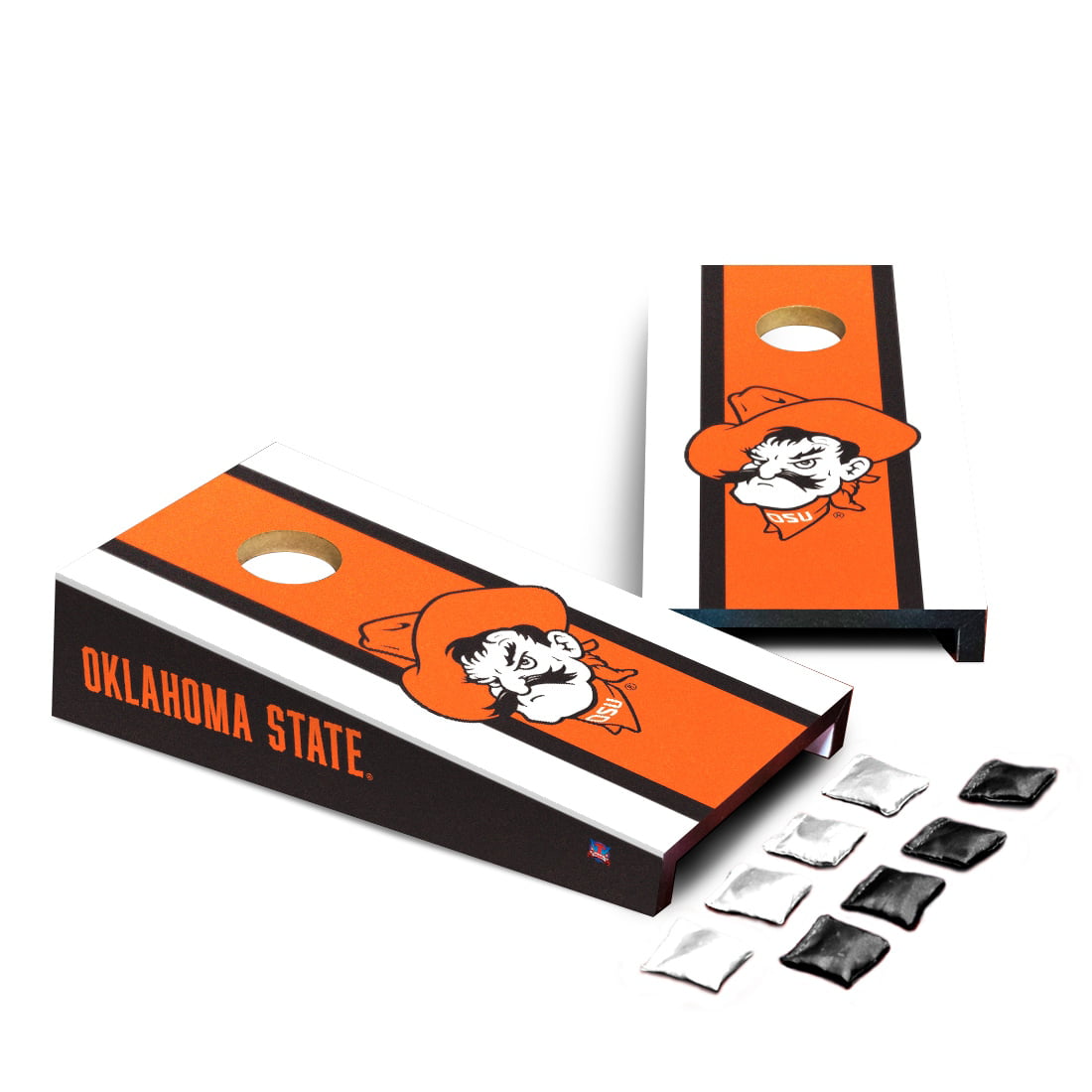 Victory Tailgate Oklahoma State University Cowboys Baggo Bean Bag Toss Cornhole Game Fanatics Design 