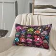 thumbnail image 5 of Daiia Monstrous Cartoon Characters Bedding Waterproof Pillow Protector Zippered Queen – Bed Bug Proof Pillow Encasement-14"x20", 5 of 6