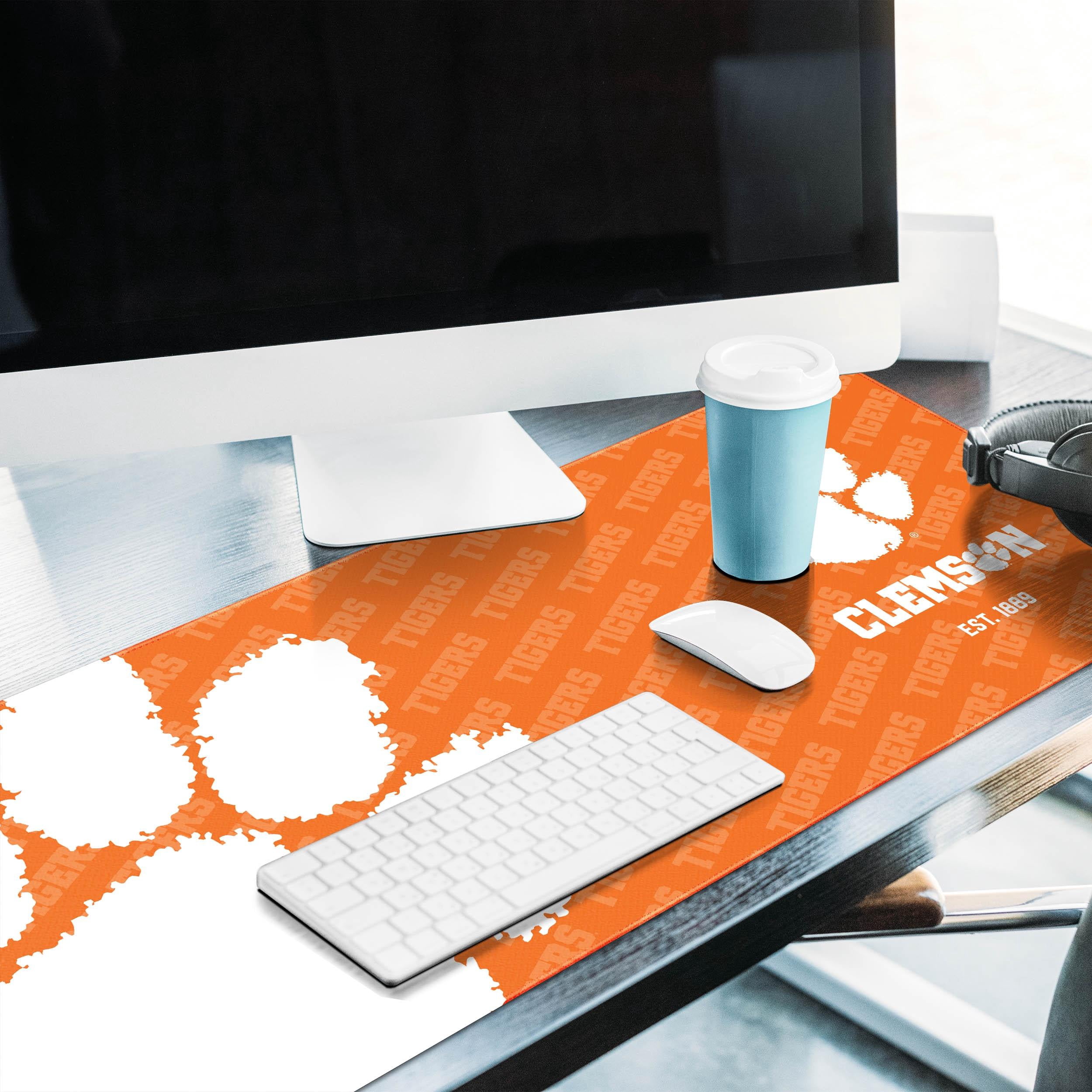 YouTheFan NCAA Clemson Tigers Logo Series Desk Pad SMU
