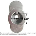 thumbnail image 4 of Lawn Mower Blade Adapter 748-0376E Replacement for MTD Murray Troy-Bilt Yard Machine Yardman Bolens Push Walk-Behind Mower 748-0376 748-0376A 748-0376B 748-0376C, 4 of 7