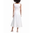 thumbnail image 2 of Toccin womens  Cady Tie Front Corset Midi Dress, 0, White, 2 of 3