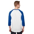 thumbnail image 2 of Jerzees Unisex Premium Blend Ring-Spun 3/4 Sleeve Raglan T-Shirt, 2 of 3