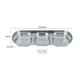 thumbnail image 3 of Stainless Steel Sauce Dish Spice Dipping Tray Divided Plates for BBQ Kitchen, 3 of 11