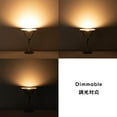 thumbnail image 4 of FSLiving Table lamp with Plug-in Dimmer & Timer Cord, E26 Socket Dimmable Bedside Reading Light Simple Upward Silver Desk Lamp for Living Room, Console, End Table, 2 Sets, 4 of 7