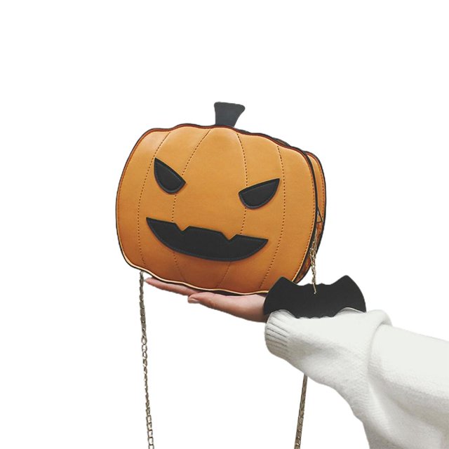 Moda Creatividad Pascua Pu Cuero Calabaza Bolsos Mujer Bolso De Hombro Cadena Bandolera Advancent AP006183-01