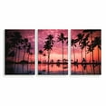 thumbnail image 2 of Idea4wall 3 Piece Tropical Canvas Wall Art Palm Tree Canvas Prints Modern Home Wall Decor, 16"x24", 2 of 5