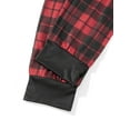 thumbnail image 6 of Hirigin Christmas Pajamas for Family Long Sleeve Gnome Print Tops + Buffalo Plaid Pants Set Winter Sleepwear, 6 of 7