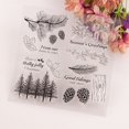 thumbnail image 3 of Ouginx Clear Stamps, Seasons Greeting Rubber Stamp for Scrapbooking and Card Making Supplies, 3 of 5