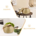 thumbnail image 3 of Cesta de almacenamiento tejida de bambú, organizador de comestibles de cocina, cesta multiusos para guardar huevos y ajos., 3 of 7