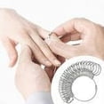 thumbnail image 2 of Ring Sizer, Premium Metal Ring Gauge UK Sizes A-Z Finger Measure Sizing Tools Ring Measurement Tool for Women Men​ Ring Diameter, 2 of 5