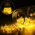 thumbnail image 2 of Globos LED iluminados, 500 unidades, mini globos LED redondos impermeables, mini luces LED para fiesta, microbombillas para linternas de papel, globos iluminados, decoraciones para fiestas de cumpleañ, 2 of 5