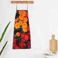 thumbnail image 5 of Fuzoiu Marigold Flowers In Different Colors Print Waterproof Apron, Kitchen Apron for Women Men Chef, Apron for Christmas Dinner Party Cooking Baking Crafting House Cleaning Kitchen, 5 of 7