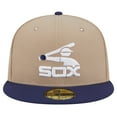 thumbnail image 2 of Men's New Era Khaki Chicago White Sox 59FIFTY Fitted Hat, 2 of 5