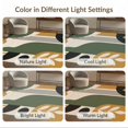 thumbnail image 7 of ODIKA 6'x9' Washable Area Rug Non-Slip, Chair-Friendly, Olive Mustard Geometric Abstract Bold Mid-Century Modern Art Design for Dining Room, Under Table, Office Décor, 7 of 7