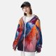 thumbnail image 3 of Balery Vibrant Hummingbird Watercolor Art Sudadera ligera de manga larga con capucha y protección solar UPF 50+ para hombre y mujer, ideal para pesca y running-3X-Large, 3 of 7