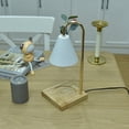thumbnail image 4 of Candle Warmer Light, Candle Warmer Lamp for Jar Candles, Candle Warmer Lamp Metal Irons Rod Brightness Log Base Electric Candle Light for Room US Plug 110-240V, 4 of 5