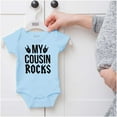 thumbnail image 5 of My Cousin Rocks Family Musician Romper Boys or Girls Infant Baby Brisco Brands 6M, 5 of 6