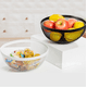 thumbnail image 4 of Cesta de alambre grande redonda para pan, frutas, verduras, cesta de almacenamiento, estante para aperitivos, frutero moderno, decoración de cocina Levamdar YZY1289-1, 4 of 4