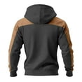 thumbnail image 4 of Ceisia Men's All Gift Seasons Casual Solid Color Zipper Round Neck Long Sleeve Shirt - Comfortable Daily Outdoor Wear, 4 of 5