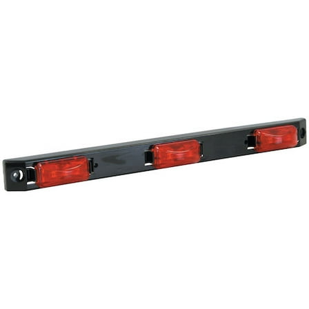 Buyers Products 5621719 17" Red Polycarbonate ID Bar Light w/ 9 LED