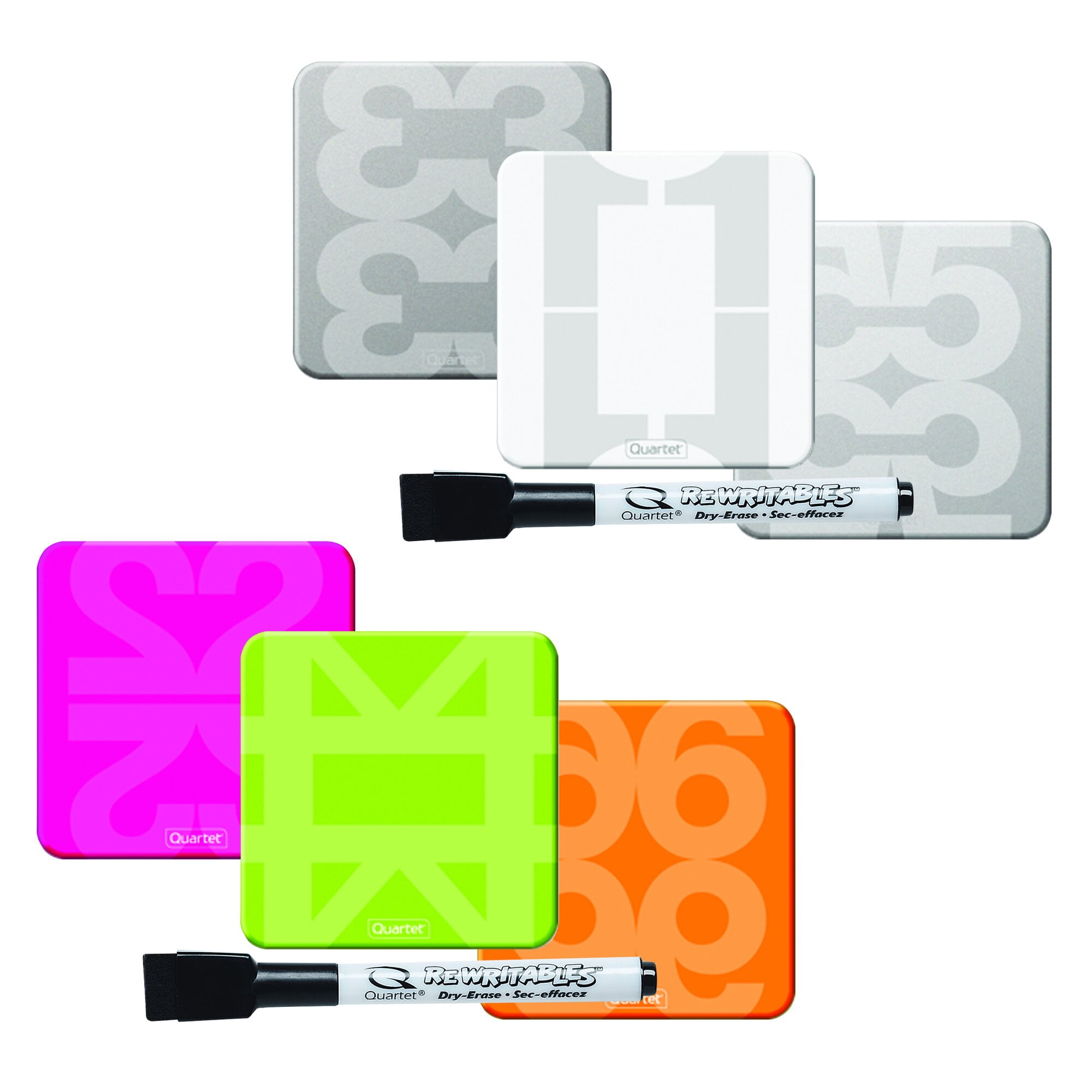 Quartet ReWritables Dry Erase with Marker 3 pack DryErase