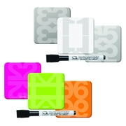 Quartet ReWritables Dry Erase Magnets with Marker 3 pack - Dry-Erase Accessories