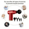 JXLKJCXT MINI Fascia Gun Portable Meridian Massager Health Equipment