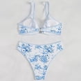 thumbnail image 6 of DHFJKG Bikini Sets For Women Boho Floral 2 Piece Swimsuit Adjustable Straps High Cut Sexy Bathing Suit Trendy Beachwear, 6 of 6