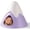 Purple, variant on Cute Hamster Hide House Snowy Mountain Design, Small Animal Habitat Hideout Hut, Cozy Shelter for Syrian Hamsters, Gerbils, Mice & Pet Rats