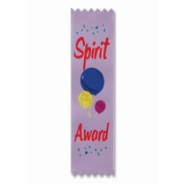 Beistle Pack of 30 Light Purple "Spirit" Award School and Sports Prize Ribbons 6.25"